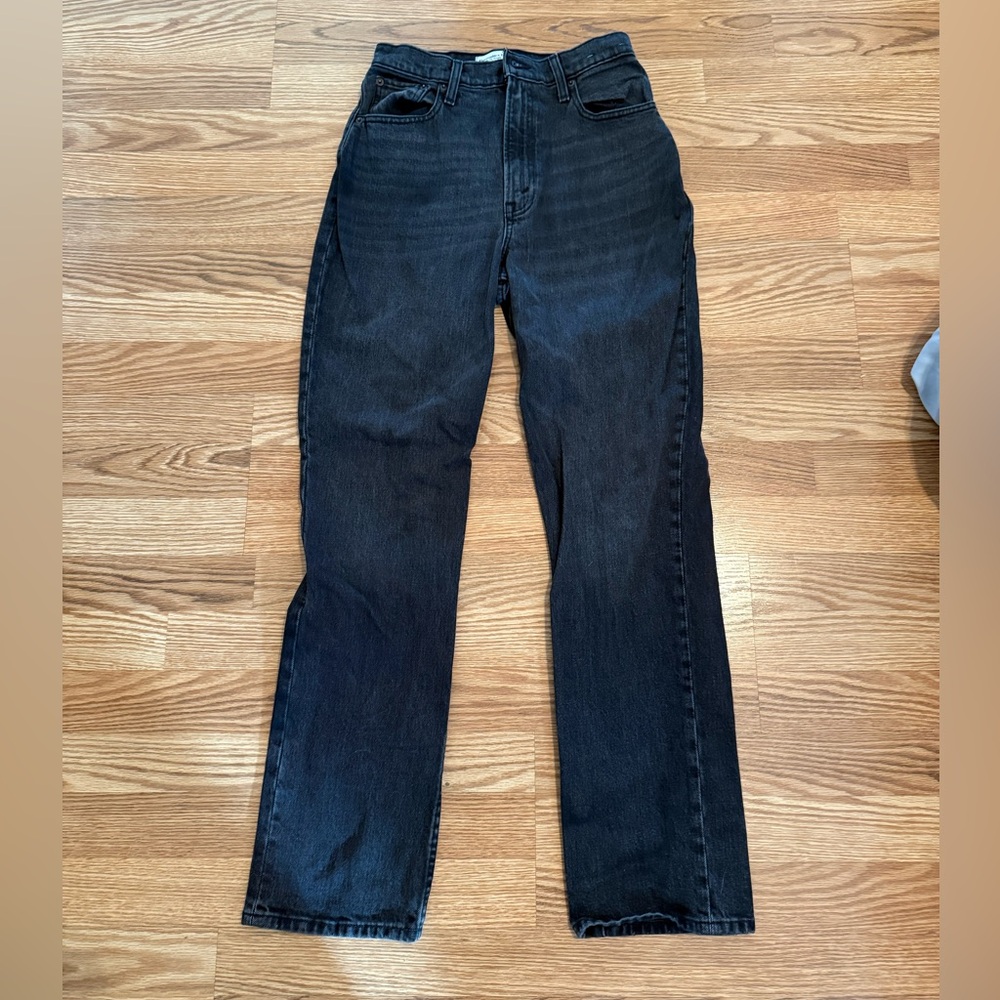 Abercrombie 90s Straight Ultra High Rise Curve Love Jeans